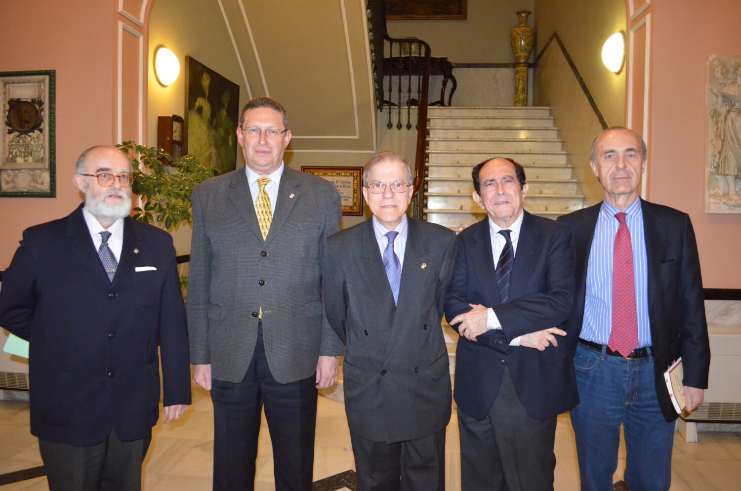 José Domínguez León, Miguel Cruz Giráldez, Alberto Máximo Pérez Calero, Esteban Torre y Luis Alberto de Cuenca
