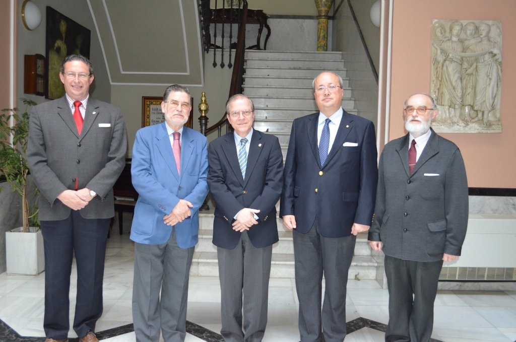 Miguel Cruz Giráldez, Gerardo Pérez Calero, Alberto Máximo Pérez Calero, Fernando de Artacho Pérez-Blázquez y José Domínguez León
