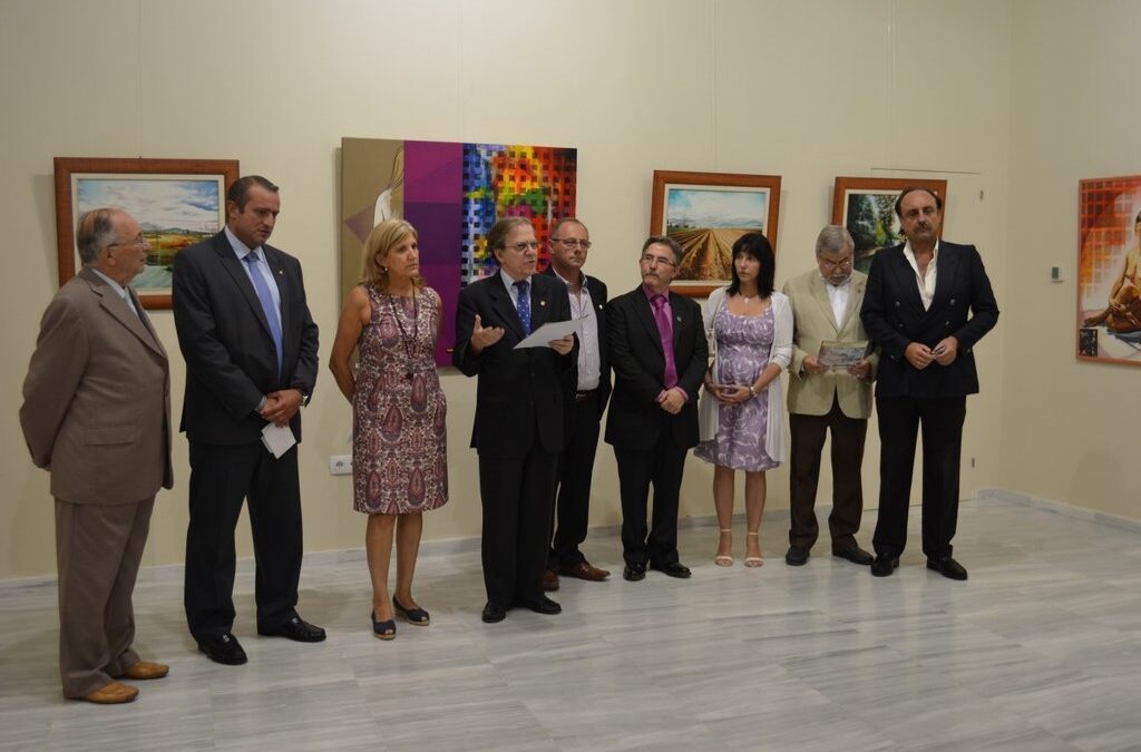 Inaugurada la exposición de pintura de Pedro Baos Castellanos a beneficio de la causa de Marta del Castillo