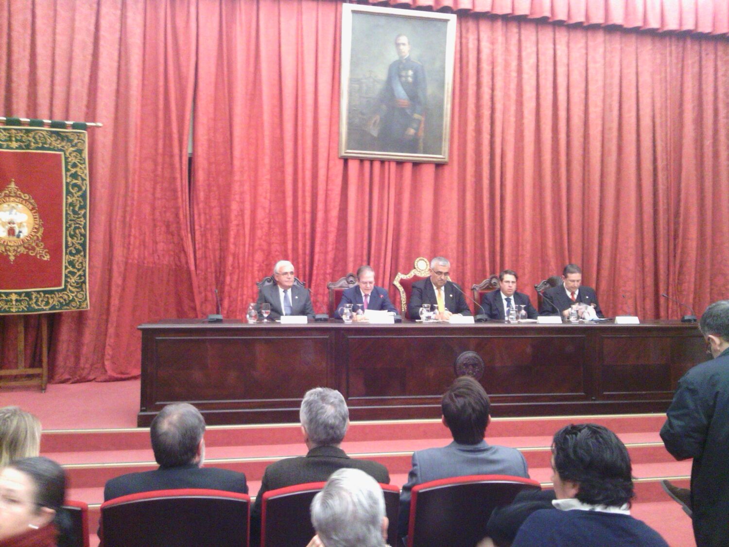 Un momento del pregón en el Paraninfo