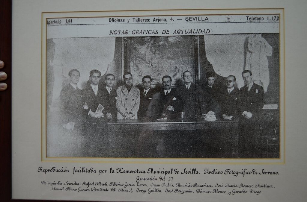 Miércoles 12 de diciembre a las 20h, conferencia con motivo del 125 aniversario sobre la Generación del 27 que cierra el ciclo conmemorativo