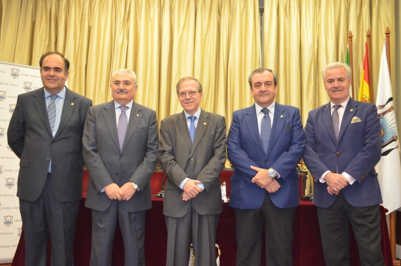 Carlos López, Carlos Bourrellier, Alberto Máximo Pérez Calero, José Fernández y Francisco Berjano