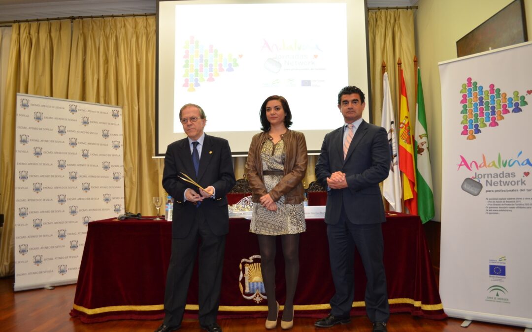 El Presidente del Ateneo, Alberto Máximo Pérez Calero, ha participado en el acto de inauguración de las Jornadas Network sobre Turismo, organizadas por la Junta de Andalucía y celebradas en el Ateneo