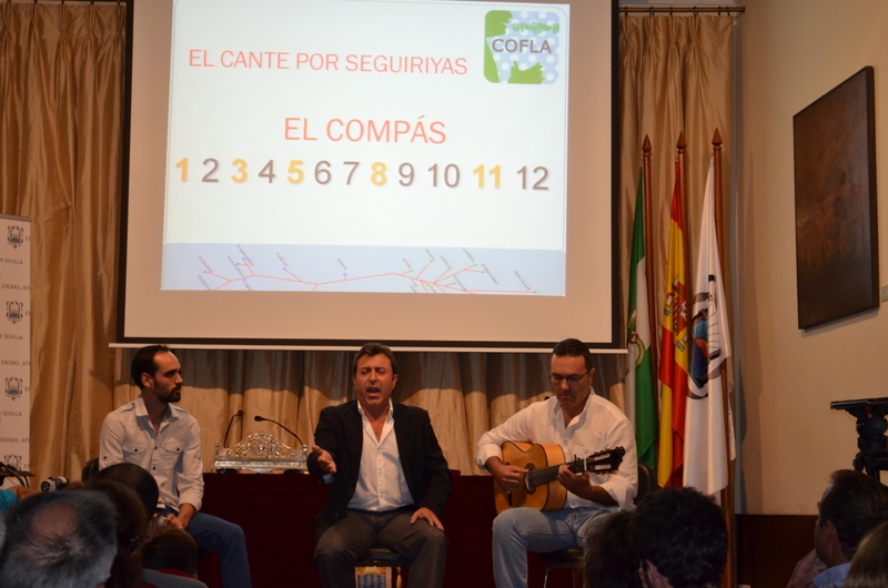 Un momento de la intervención del cantaor