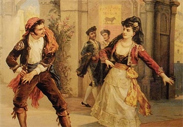 Ilustración del mito de Carmen la Cigarrera