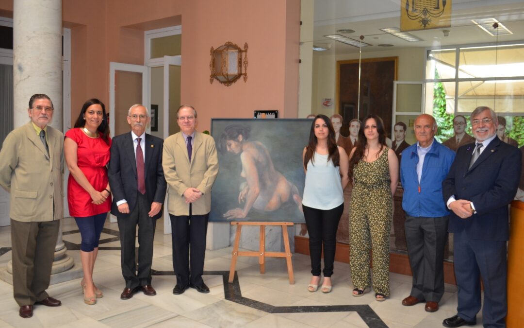 Sara Ramírez Domínguez y Rocío González Palacios ganan el Concurso de Pintura Ateneo de Sevilla 2014 con su obra “Siringa”
