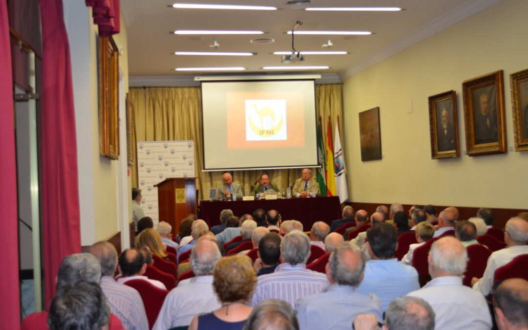 Celebrada la conferencia titulada IFNI: UN TERRITORIO Y UNA GUERRA OLVIDADA que pronunció Miguel Simón Contreras. Presentado por Antonio Nieto Carnicer
