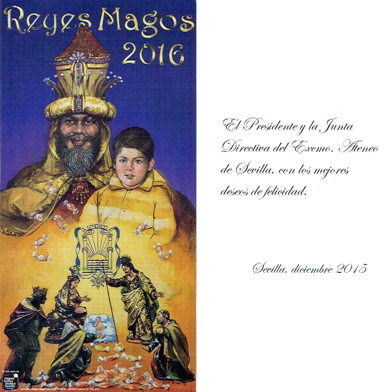 Cartel de la Cabagata de Reyes Magos de 2016, obra de Luis Rizo Haro