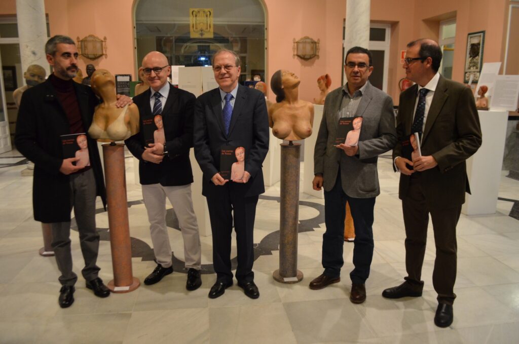 Antonio Cerero, escultor; Manuel Jesús Roldan, escultor; Alberto Máximo Pérez Calero, Presidente del Ateneo; Francisco Robles, periodista y escritor y José Vallecillo, Presidente de la sección de Literatura del Ateneo