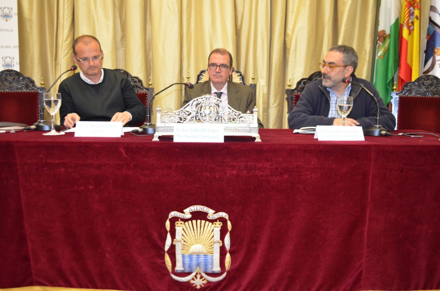 Presentación del libro celebrada el 29 de marzo en el Ateneo