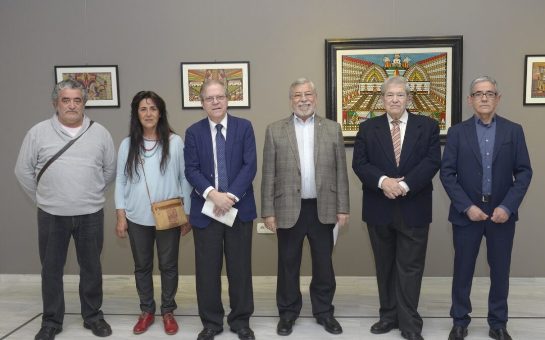inauguración de la exposición de pintura homenaje a Manuel Sánchez Fernández, bajo el título COMPOSICIONES