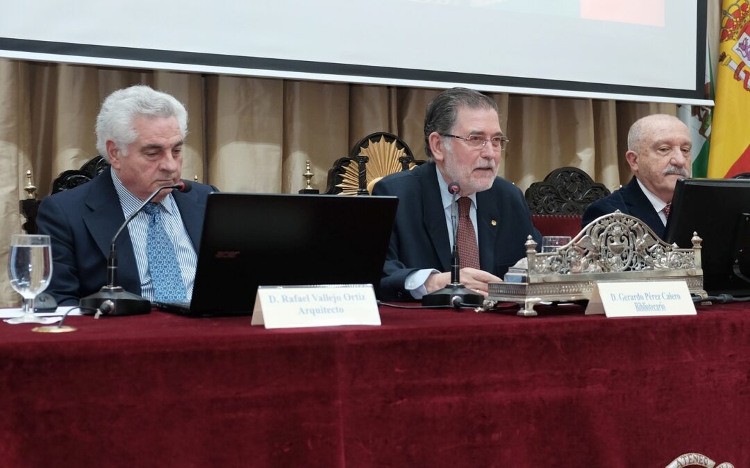 Conferencia titulada SAN FERNANDO III Y LAS ATARAZANAS REALES, que pronunció Rafael Vallejo Ortiz, Arquitecto