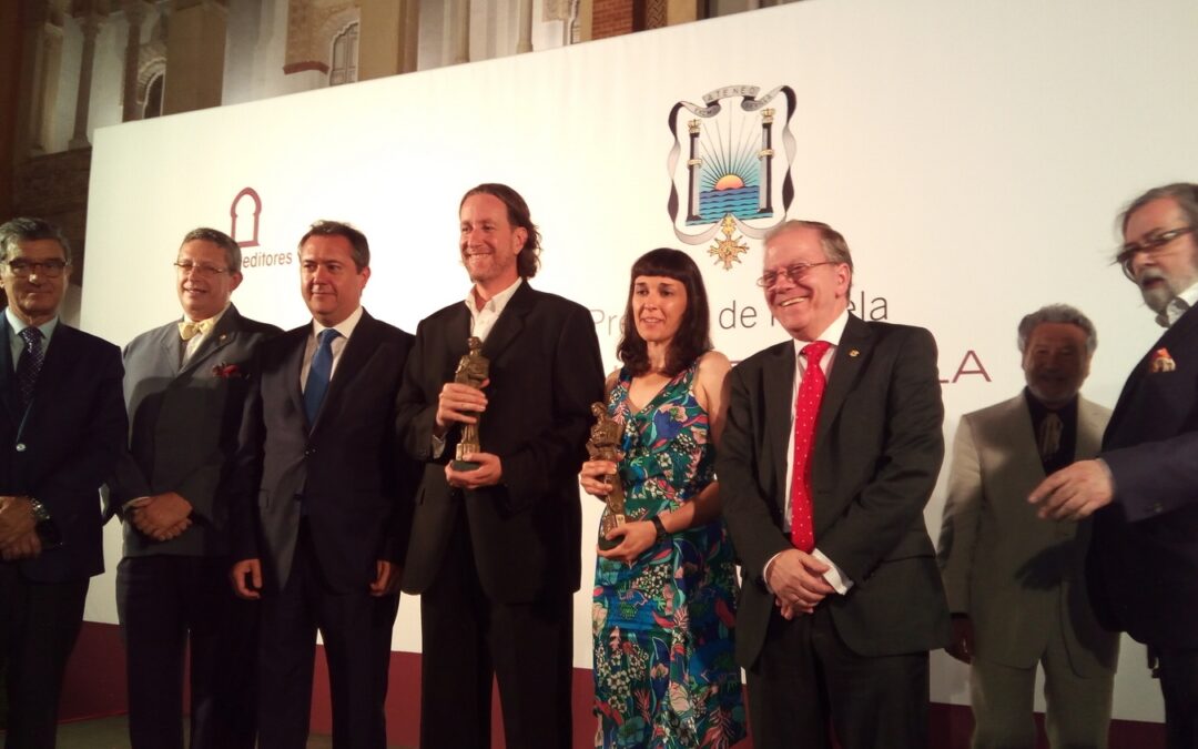 Jerónimo Tristante y Tania Padilla, ganadores del Premio de Novela Ateneo de Sevilla y Ateneo Joven 2017