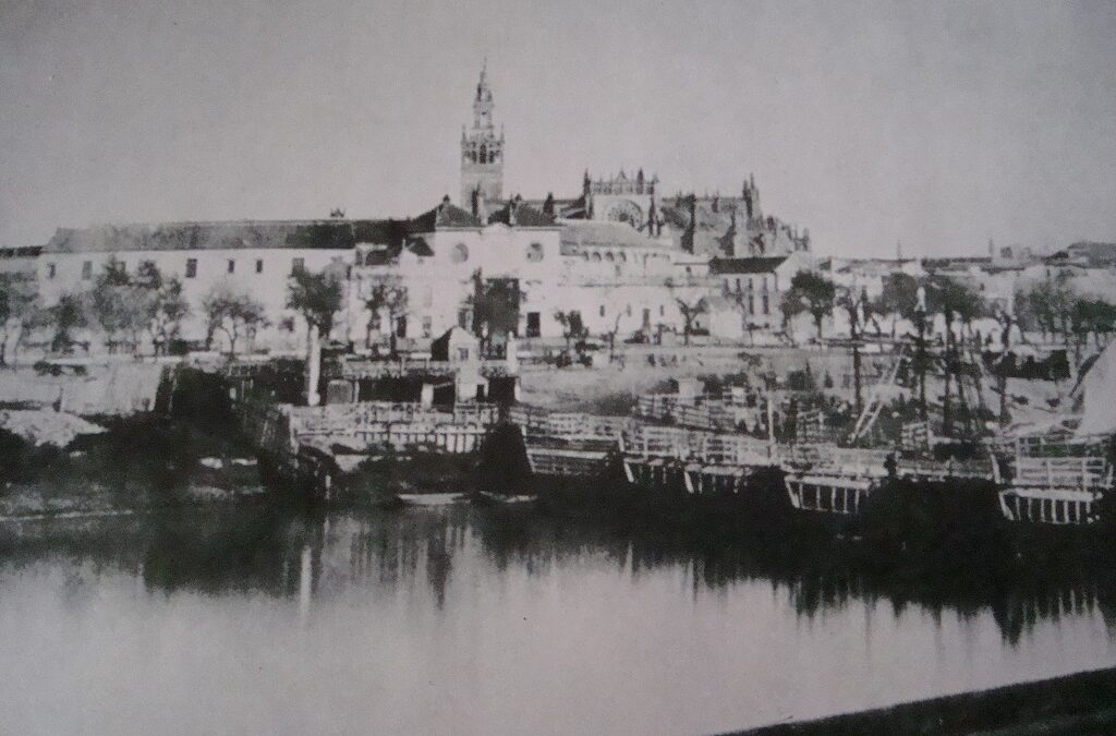 Presentación del libro EL PUENTE DE BARCAS (1171-1852) Y PUENTES DE BARCAS DE SEVILLA Y CÁDIZ, del que es autor Francisco Pérez Aguilar