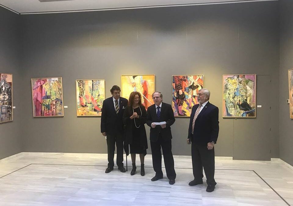 Inauguración de la exposición de óleos SOÑAR A SOLAS, de la que es autora CARMEN GÓMEZ ORTA