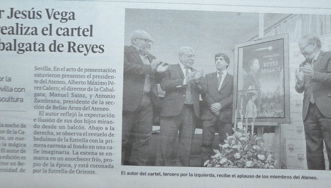 Diario de Sevilla. El pintor Jesús Vega Santos…