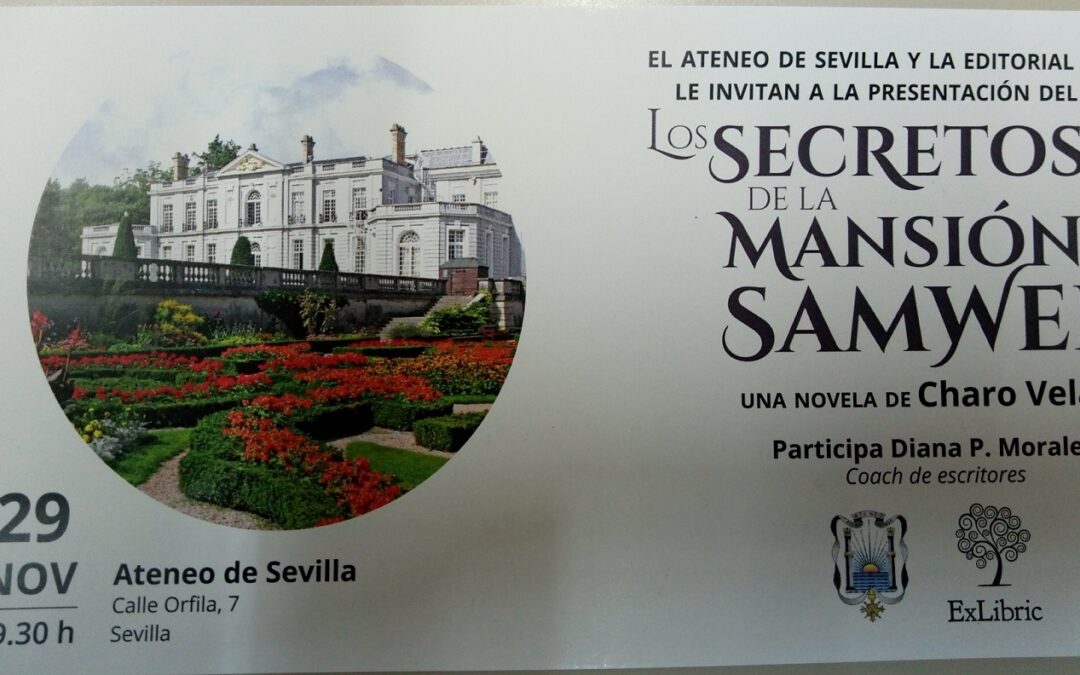 Presentación de la novela LOS SECRETOS DE LA MANSIÓN SAMWEL