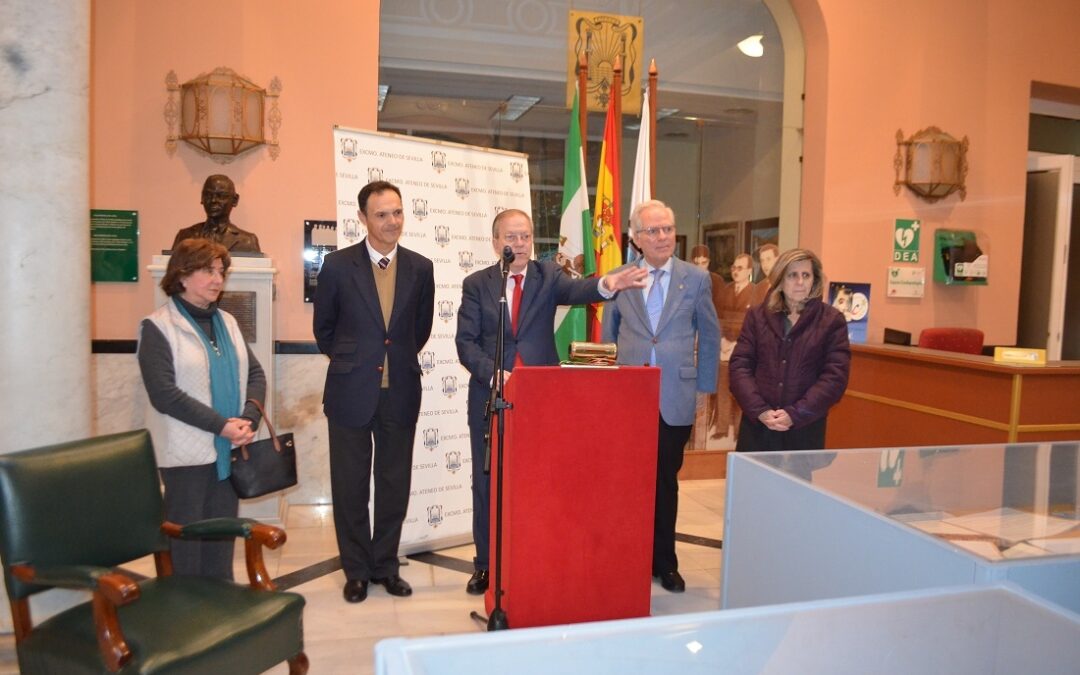 Inaguración de la exposición en recuerdo del eminente compositor y catedrático de Música de Cámara del Conservatorio Superior de Música de Sevilla D. Luis Lerate Santaella (1910-1994)