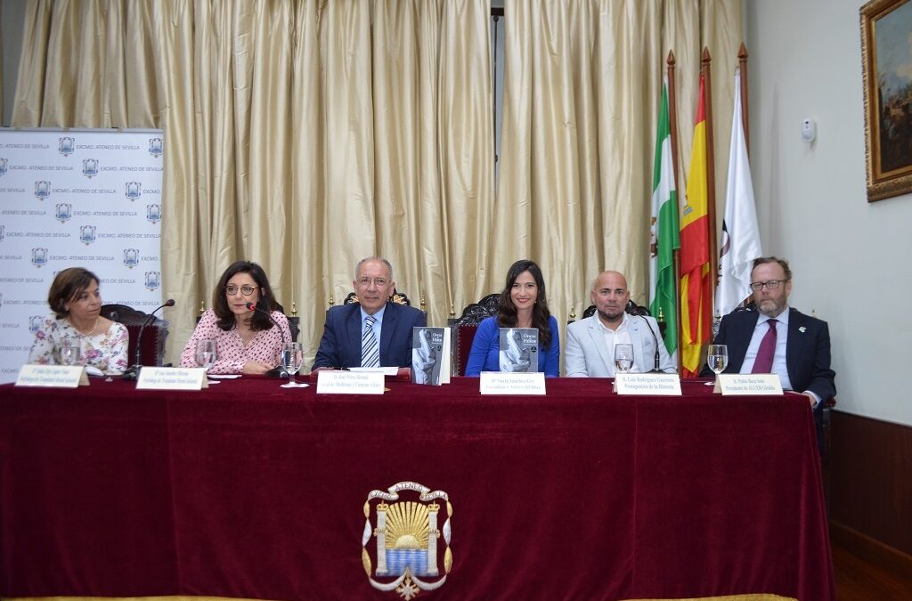 Presentación del libro OFICIO DE HÉROE, de la autora Nuria Sánchez-Gey en el Ateneo de Sevilla coincidiendo con el Día Nacional de Donante