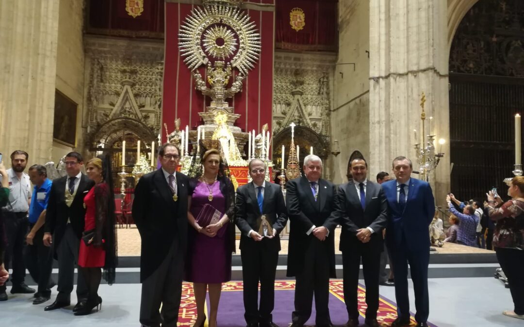 Nuestro Presidente en la Coronación de la Virgen de la Victoria