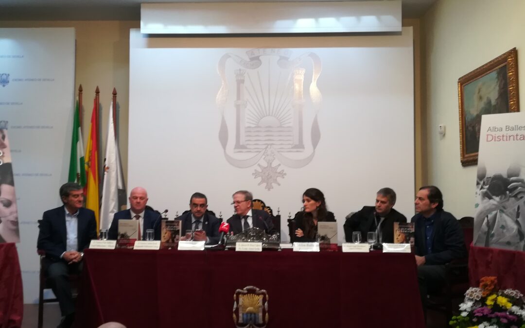 Presentación de la obra ganadora del Premio de Novela Ateneo de Sevilla y Ateneo Joven de Sevilla