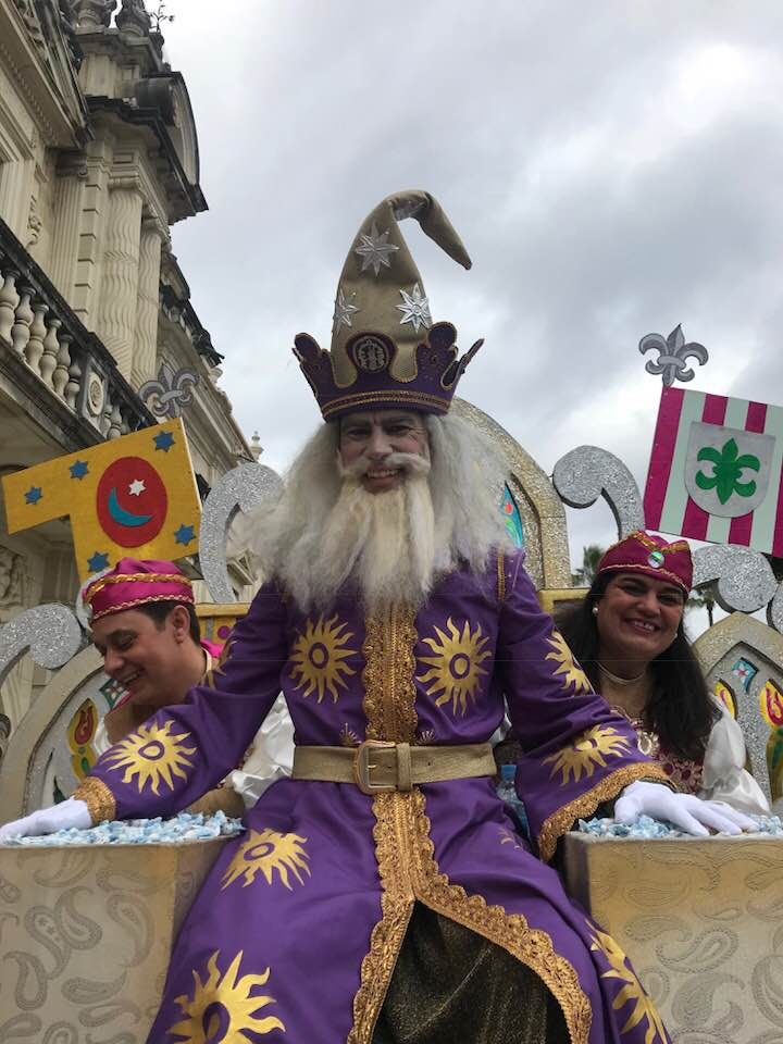 Juan Francisco Rodríguez encarnó al Mago de la Fantasía en la pasada Cabalgata de 2018