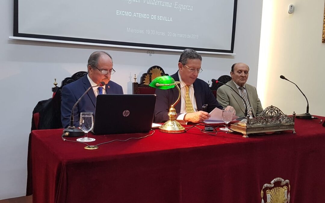 Conferencia SANCHO VII EL FUERTE, UN REY DE LEYENDA “HÉROE DE LAS NAVAS DE TOLOSA” que pronunció D. José Miguel Valderrama Esparza, Presidente del Hogar Navarro en Sevilla