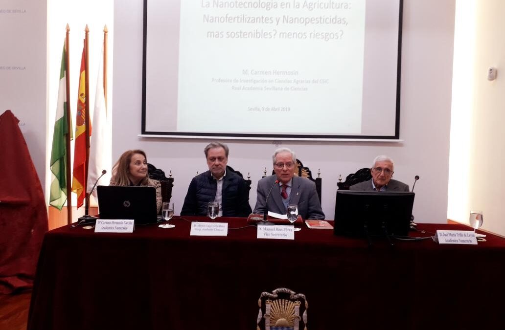 Conferencia de Carmen Hermosín Gaviño sobre Agricultura y Tecnología dentro del ciclo Los Martes de la Academia