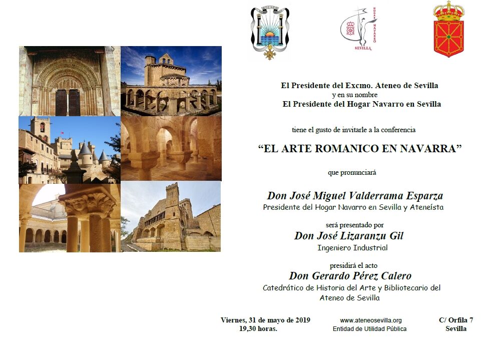 Conferencia sobre ‘El Arte románico en Navarra’ por José Miguel Valderrama Esparza