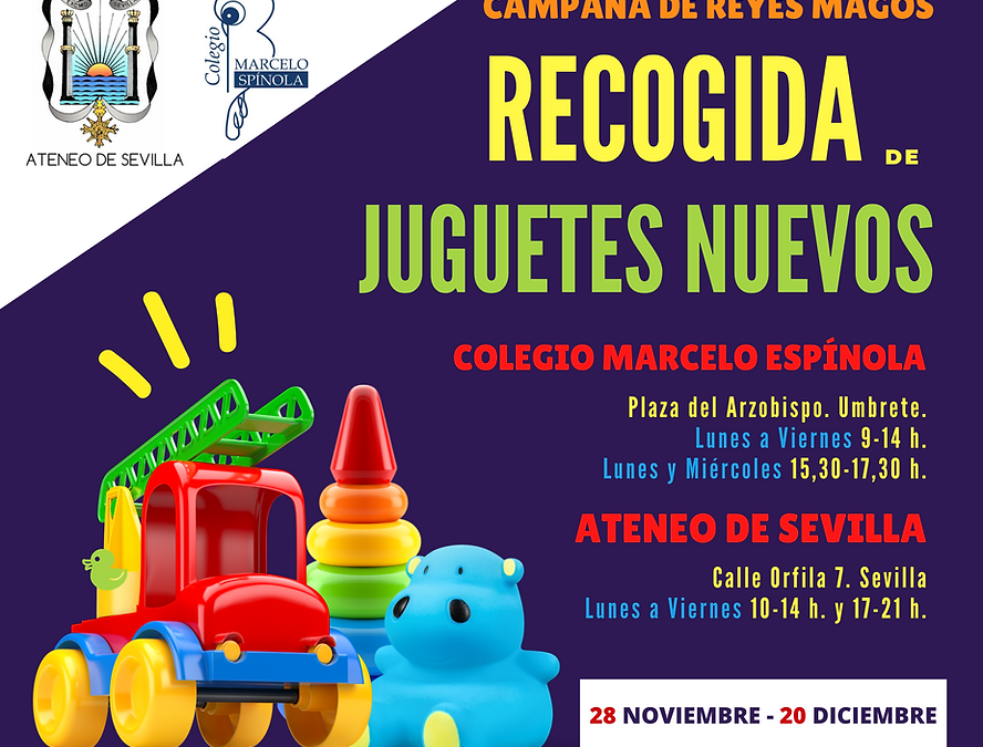 El Ateneo y el Colegio Marcelo Espínola de Umbrete se unen para recoger juguetes esta Navidad