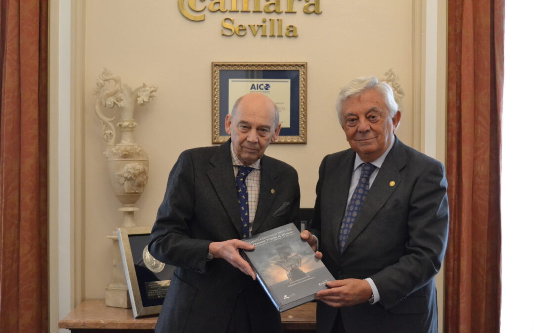 El Presidente del Ateneo visita la Cámara de Comercio de Sevilla