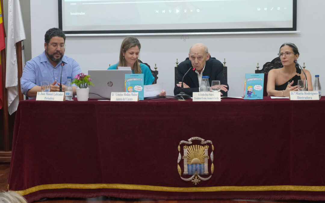 Presentación del libro infantil Martín y su cornetín, en el Ateneo de Sevilla