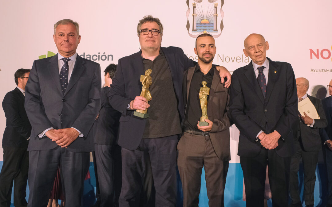 Óscar Soto Colás y Julio Peces Ruiz, ganadores de los premios de Novela Ateneo y Ateneo Joven de Sevilla