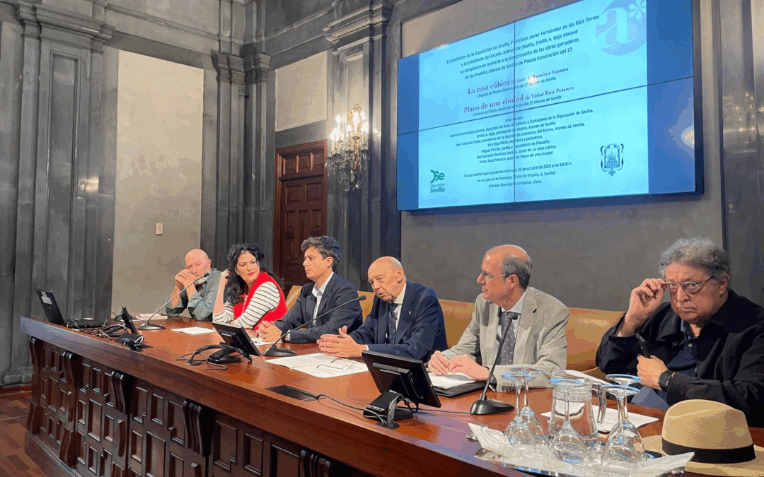 DIPUTACIÓN Y ATENEO DE SEVILLA PRESENTAN LAS OBRAS GANADORAS DEL ‘I PREMIO DE POESÍA GENERACIÓN DEL 27’