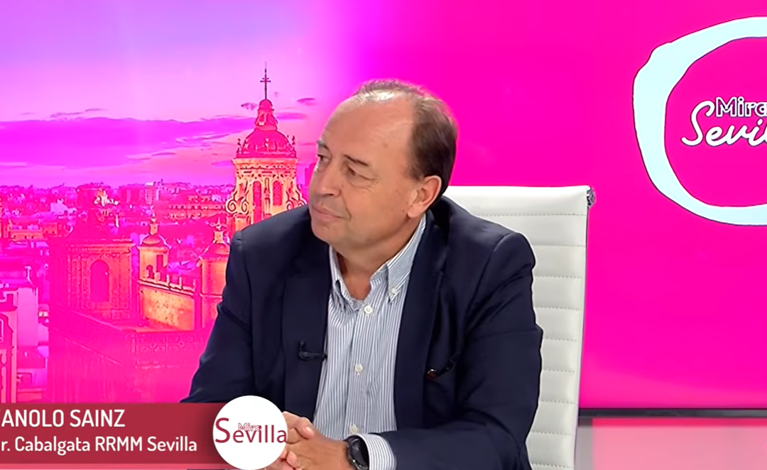 Entrevista en Mira Sevilla con el Director de Cabalgata y el Diseñador Artístico de la misma.